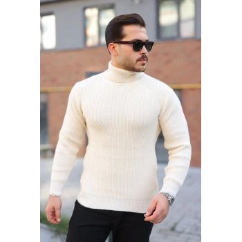 Erkek Boğazlı Örme Kazak