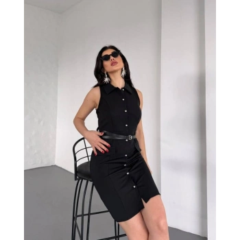 GÖMLEK YAKA ELBİSE