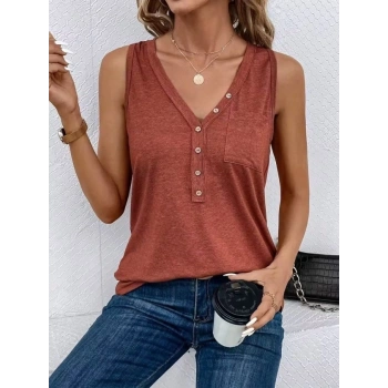 Kadın Askılı önden Düğmeli Viskon Bluz