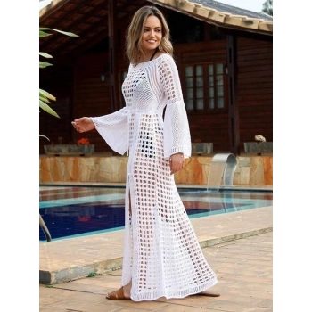 Kadın Ispanyol Kollu Triko Tam Boy Pareo