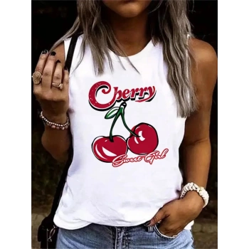 Kadın Kolsuz Bisiklet Yaka Desenli Viskon Bluz