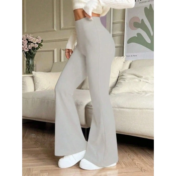 Kadın Yüksek Bel Ispanyol Paçalı Pantolon Tayt