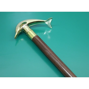 Pirinç Yunus Balıklı Baston