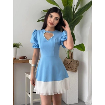 Safe Kalp Detaylı Elbise