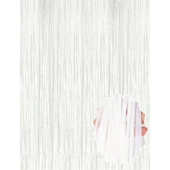 Soft Beyaz Renk Duvar ve Kapı Perdesi