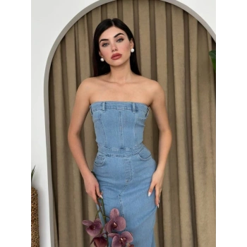 Sonic Straplez Elbise