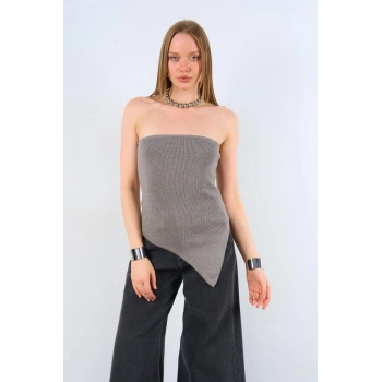 Yanı Uzun Atlet - Orta Gri