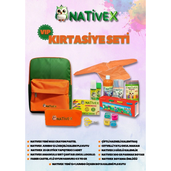 NATİVEX KIRTASİYE SETİ VİP