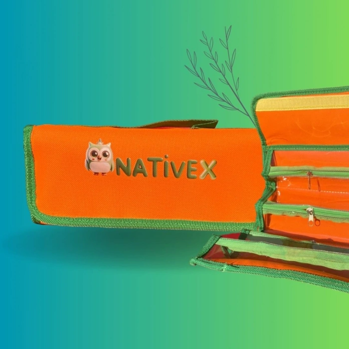 Nativex 4 Gözlü Rulo Kalemlik