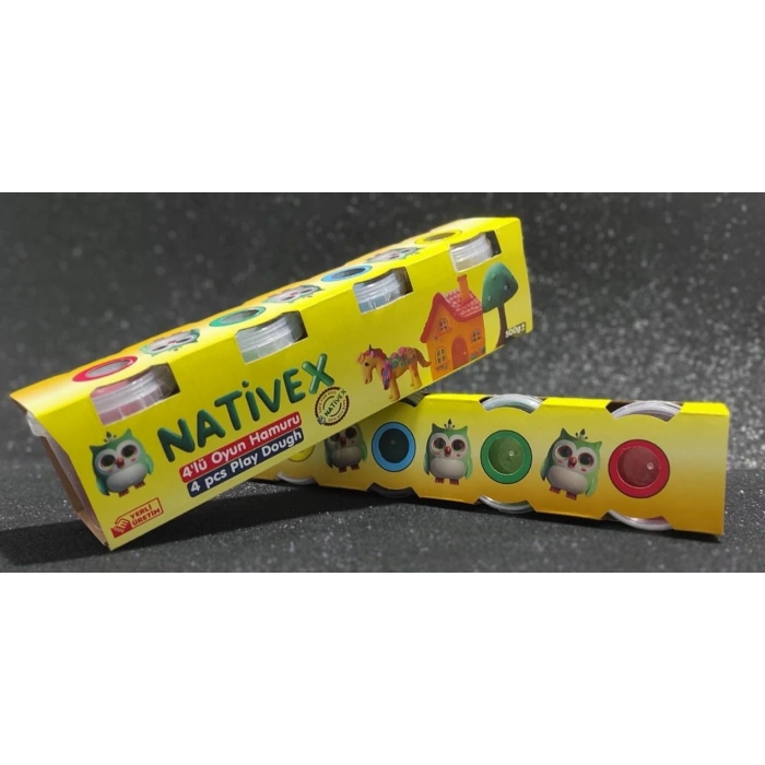 Nativex 4lü Oyun Hamuru 500gr