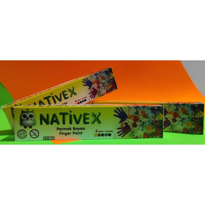 Nativex 6*25ml. Parmak Boyası