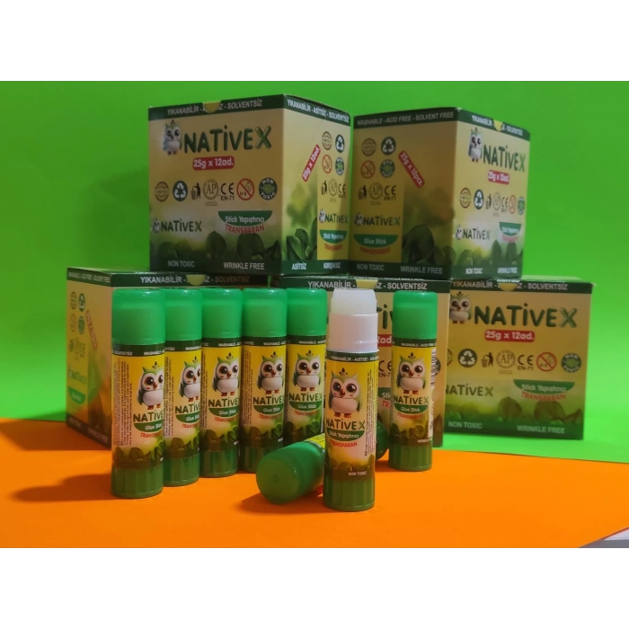 Nativex Stick Yapıştırıcı Transparan 25g