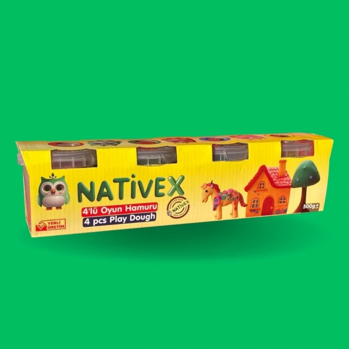 Nativex 4lü Oyun Hamuru 500gr