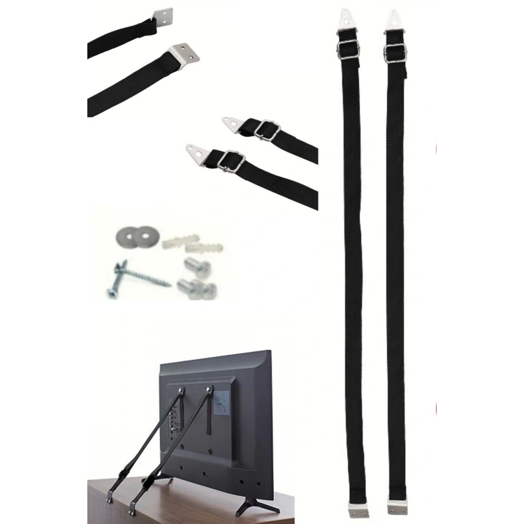 15-75 Inç Lcd Led Televizyonu Askısı Bebek Deprem Güvenlik Kemeri -aparatı 38-190 Ekran