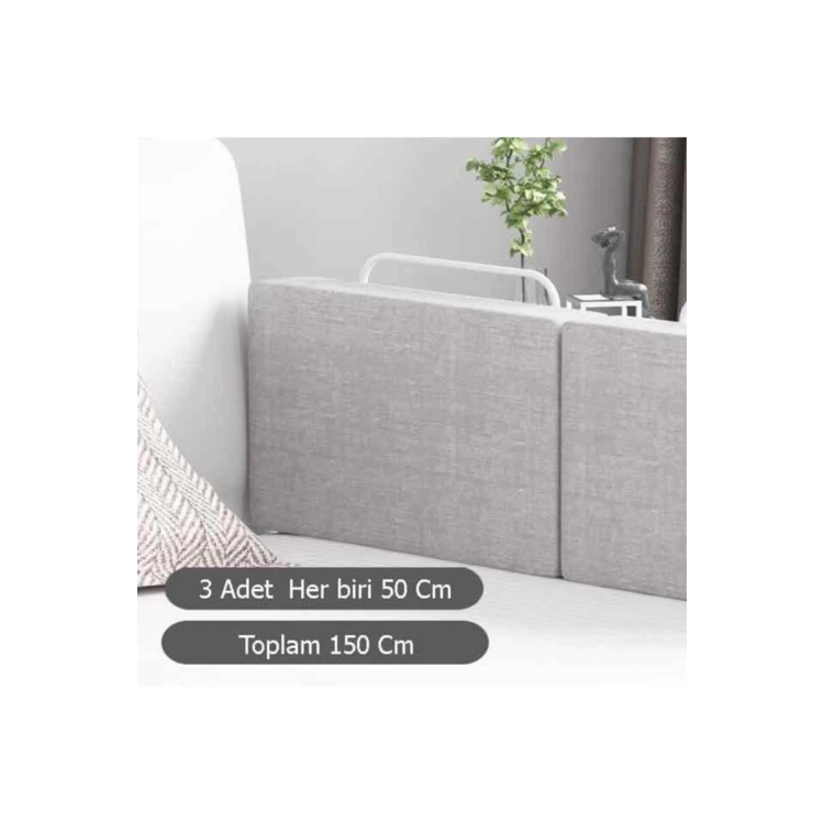150 Cm Serenity Xl Yeni Nesil Yatak Bariyeri Korkuluğu Grey