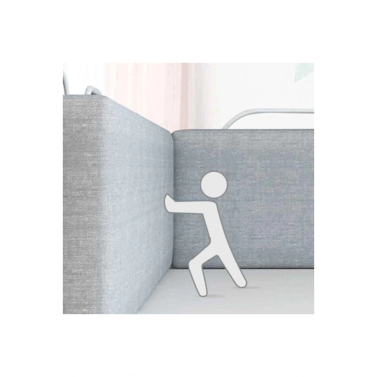 150 Cm Serenity Xl Yeni Nesil Yatak Bariyeri Korkuluğu Grey