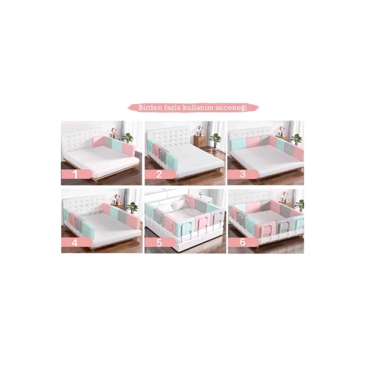 150 Cm Serenity Xl Yeni Nesil Yatak Bariyeri Korkuluğu Grey