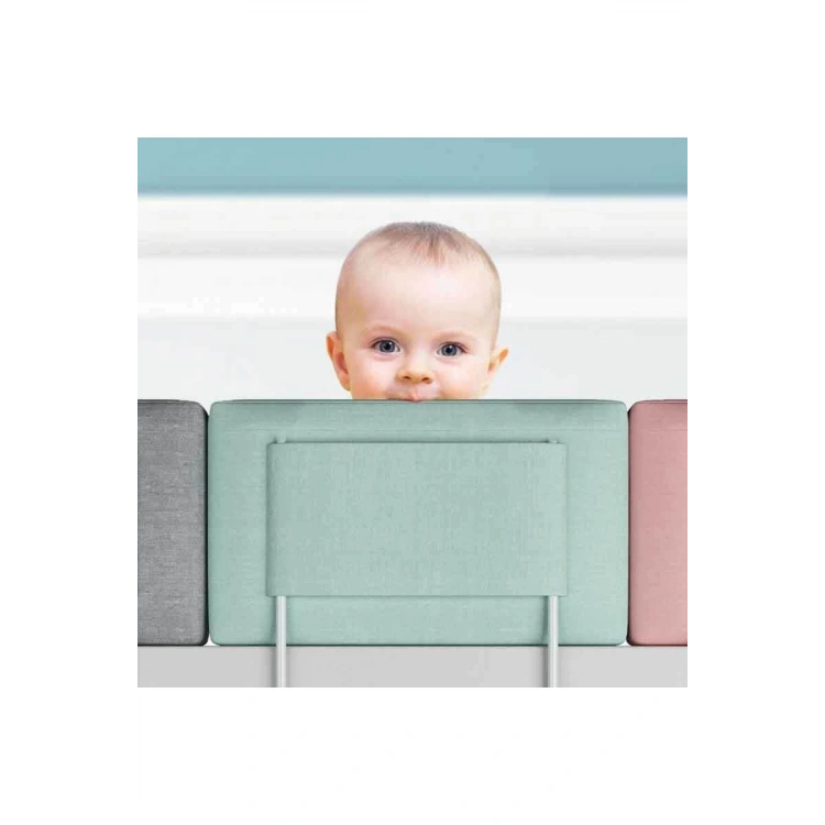 200 Cm Serenity Xl Yeni Nesil Yatak Bariyeri Korkuluğu Pink (4 Blok)