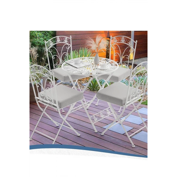 4lü Dış Mekan Sandalye Minderi , Bahçe Kanepe Minderi , İç Mekan Yemek Sandalyesi Minderi  4 ADET