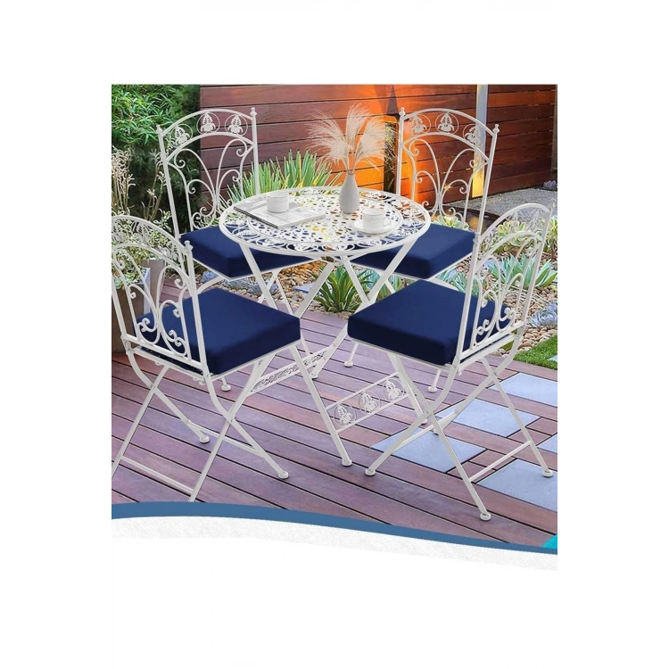 4lü Dış Mekan Sandalye Minderi , Bahçe Kanepe Minderi , İç Mekan Yemek Sandalyesi Minderi 4 ADET