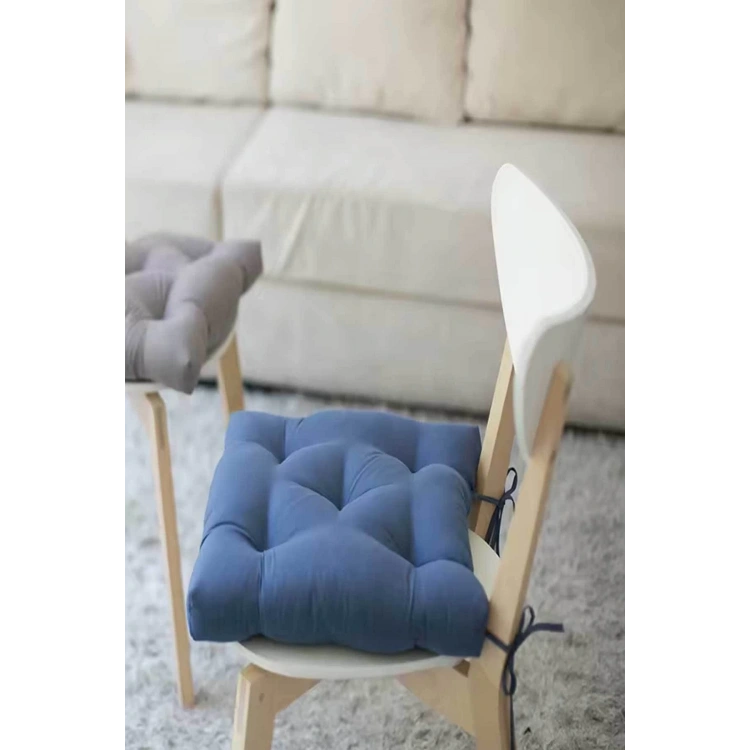 4lü Pofuduk Kare Sandalye Minderi 40 x 40 cm Fazla Dolgulu