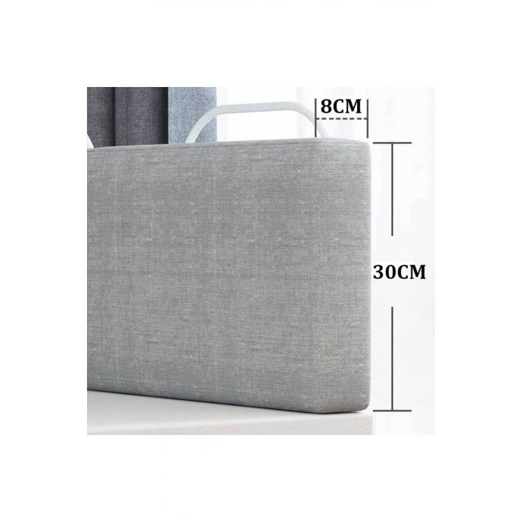 50 Cm Yatak Bariyeri Bebek Ve Çocuk Korkuluğu Güvenlik Bariyeri Koruma Bariyeri (1 Blok) Gri