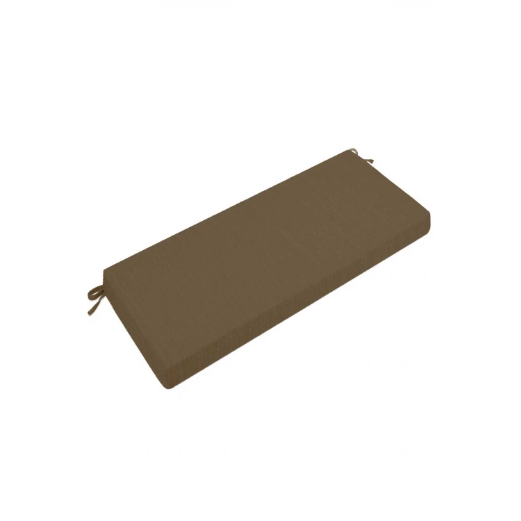 Çoton Kumaş Uzun Koltuk Minderi Iç Ve Dış Mekan Güneş Dayanıklı Bank & Sandalye Minderi100-45-8 Cm Kahverengi