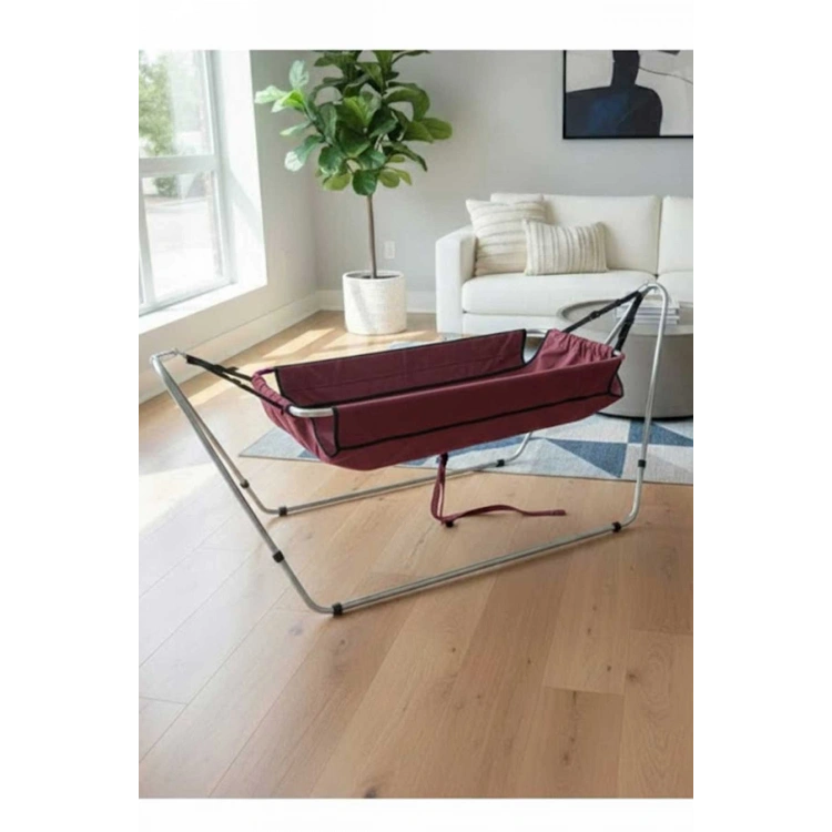 Bebek Hamak Beşik - Portatif Hamak Beşik Sallanan Hamak bordo