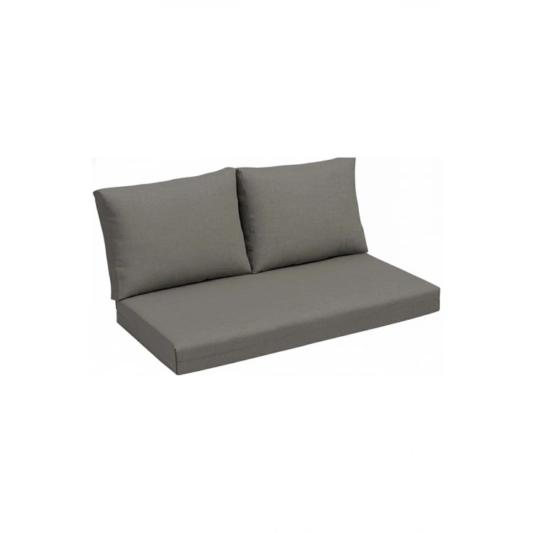 Bahçe minderi Seti Bank Minderi Seti 3 Parça büyük Koltuk Minderi GRİ