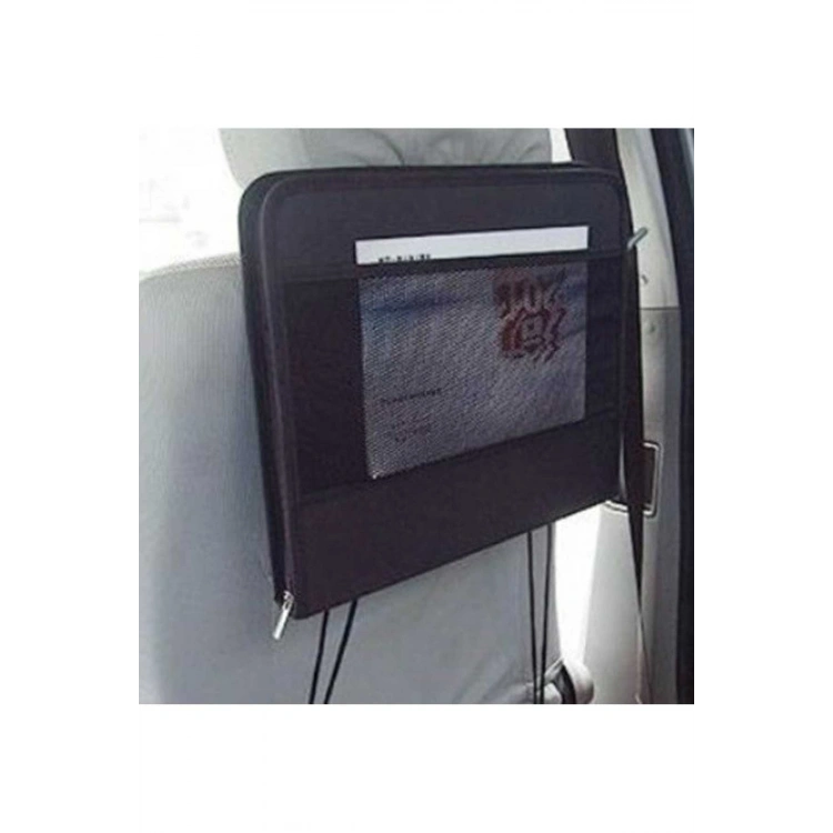 Araba Koltuk Arkası Eşya Düzenleyici Organizatör Katlanır Ve Masa Olma Özelliği Araç içi Organizer Siyah