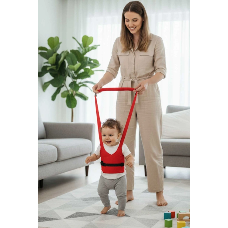 Yürüme Yardımcısı - Belden Kavramalı Baby Walker Kırmızı