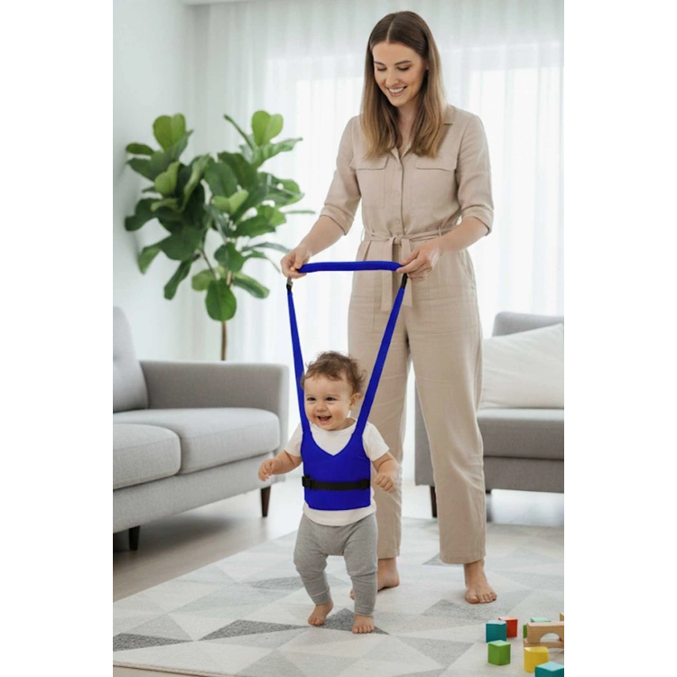 Bebek Çocuk Yürüme Yardımcısı Çocuk Yürüteci Baby Walker Mavi