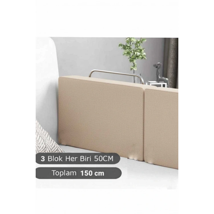 Serenity Xl 150 Cm Lux Yeni Nesil Yatak Bariyeri Korkuluğu Güvenlik Bariyeri BEJ