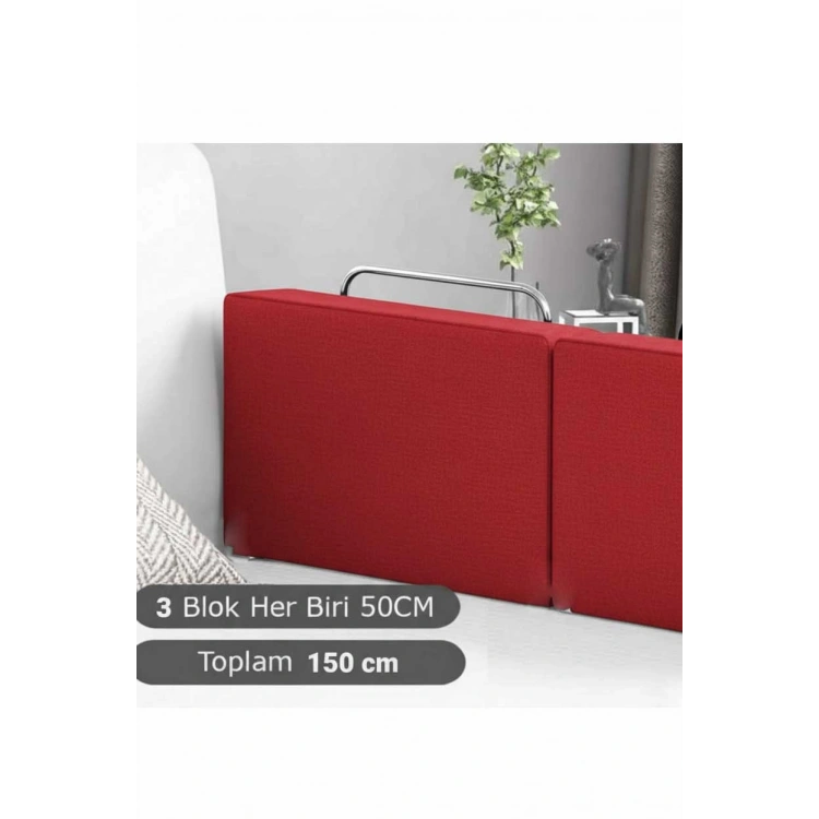 Serenity Xl 150 Cm Lux Yeni Nesil Yatak Bariyeri Korkuluğu Güvenlik Bariyeri KIRMIZI