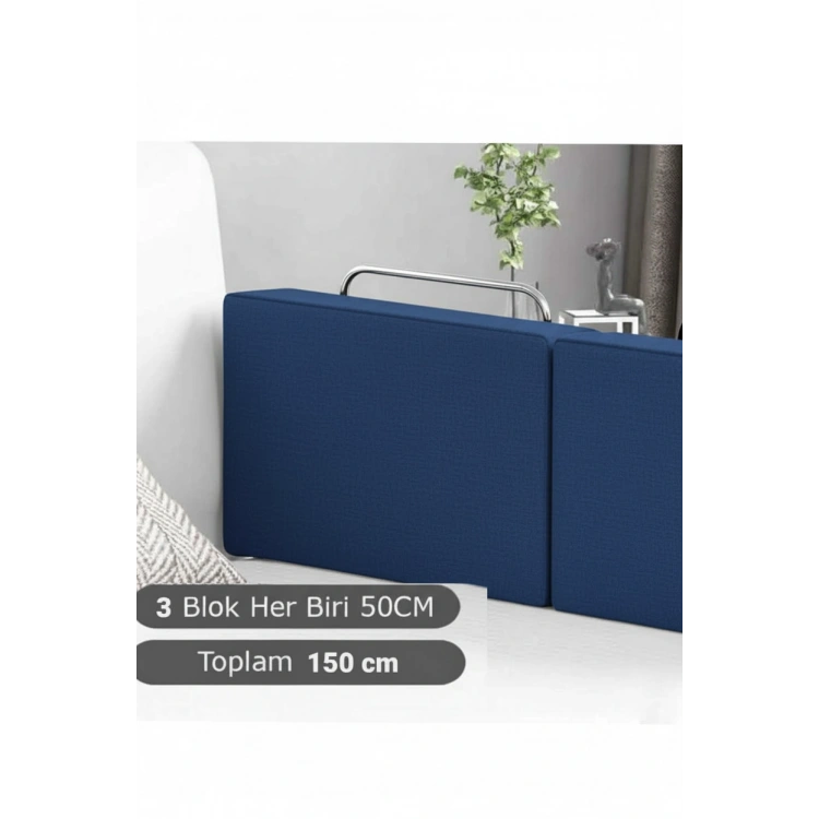Serenity Xl 150 Cm Lux Yeni Nesil Yatak Bariyeri Korkuluğu Güvenlik Bariyeri MAVİ