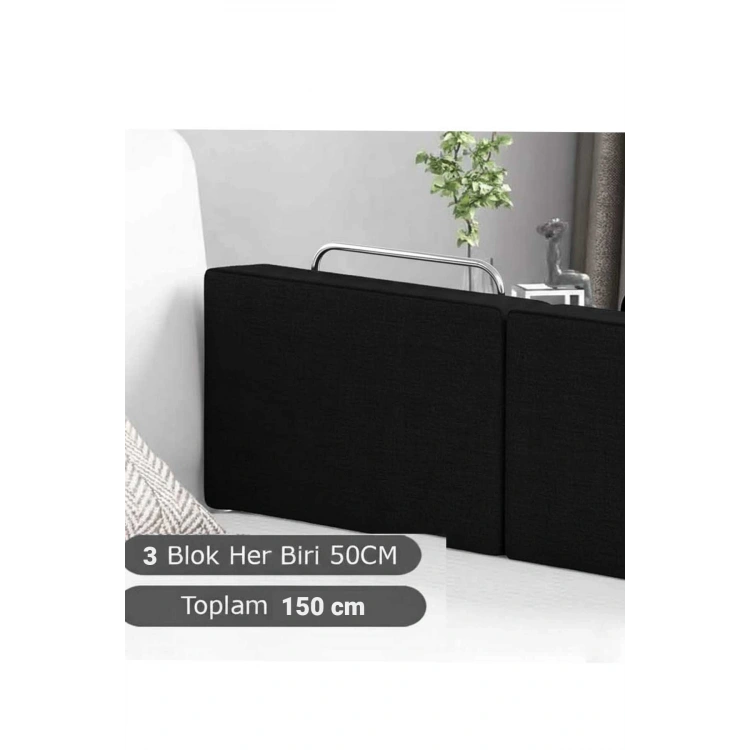 Serenity Xl 150 Cm Lux Yeni Nesil Yatak Bariyeri Korkuluğu Güvenlik Bariyeri Siyah