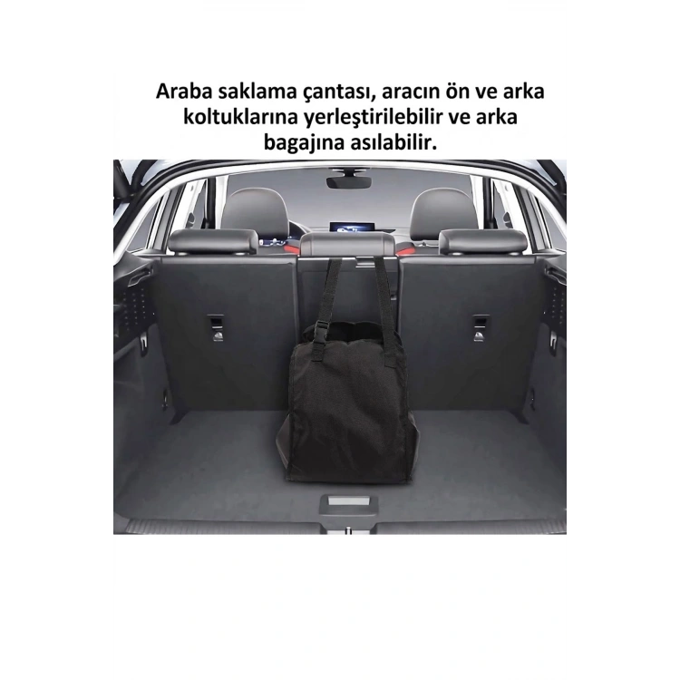 Araç İçi Koltuk Arası Ve Bagaj Düzenleyici Çanta Çok Amaçlı Araba Organizer