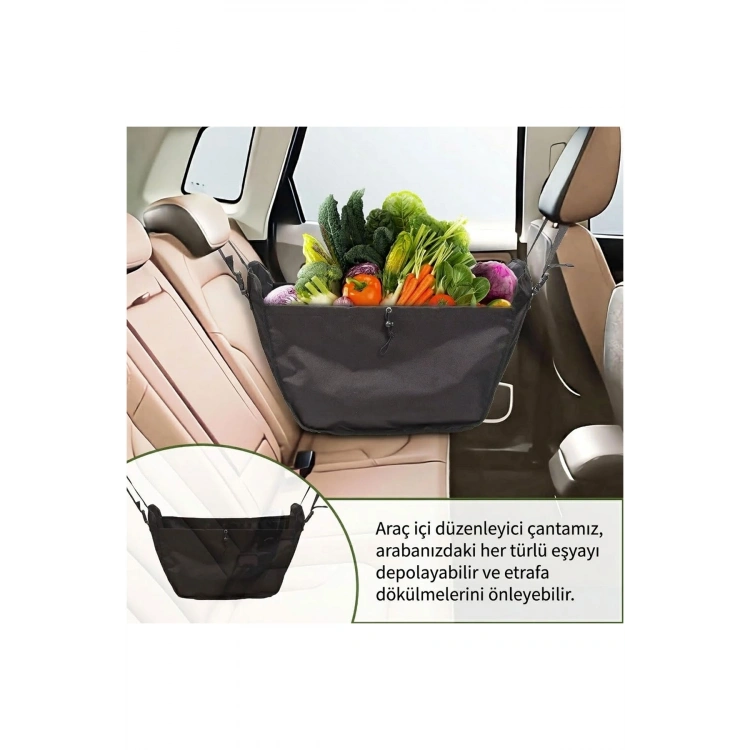 Araç İçi Koltuk Arası Ve Bagaj Düzenleyici Çanta Çok Amaçlı Araba Organizer