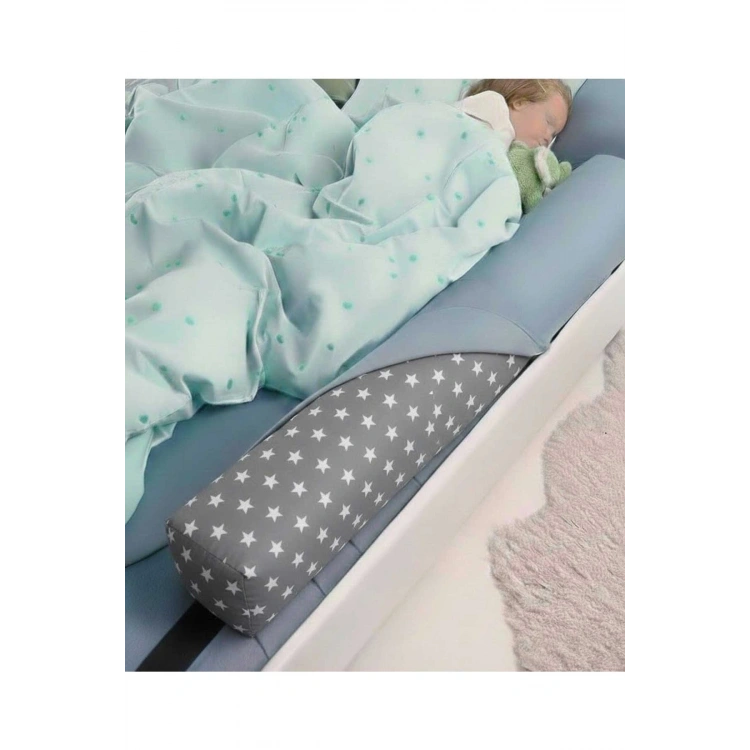 Yeni Nesil Sünger Yatak Bariyeri 140 cm GRİ YILDIZ