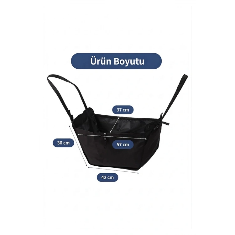 Oto Araç Kedi Köpek Seyahat Taşıma Çantası Koltuk Askılı Çanta Evcil Hayvan Puseti Koruyucu Çanta