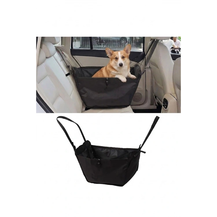 Oto Araç Kedi Köpek Seyahat Taşıma Çantası Koltuk Askılı Çanta Evcil Hayvan Puseti Koruyucu Çanta