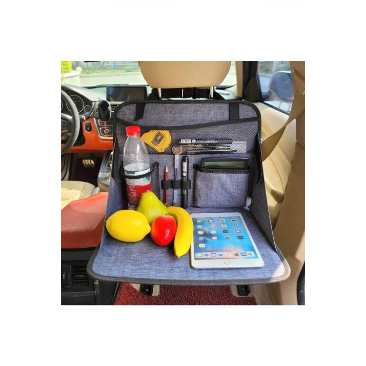 Araba  Koltuk Arkası Eşya Düzenleyici Organizatör Katlanır Ve Masa Olma Özelliği Araç içi Organizer