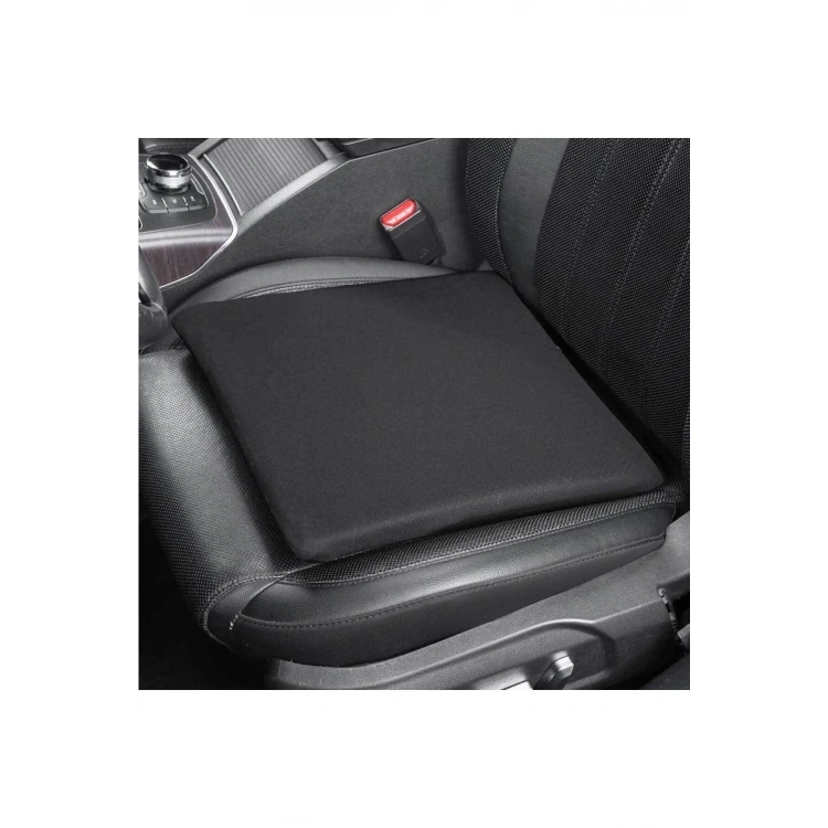 Araba Ortopedik Oturma Minderi Oto konfor pedi Sandalye Yumuşatıcı Siyah 4CM Kalınlık 50x50cm