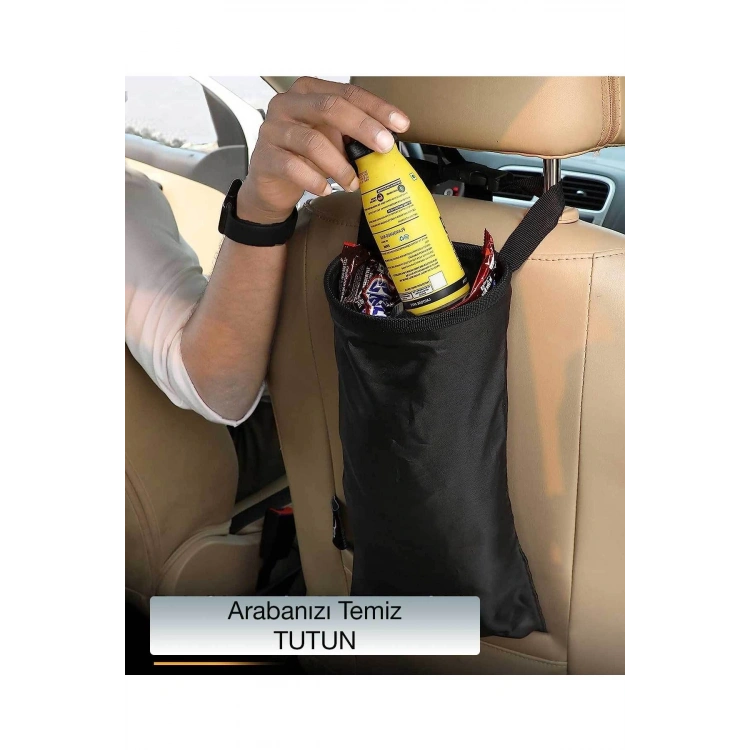 Araç İçi Çok Amaçlı Çöp Kutusu & Saklama Kutusu