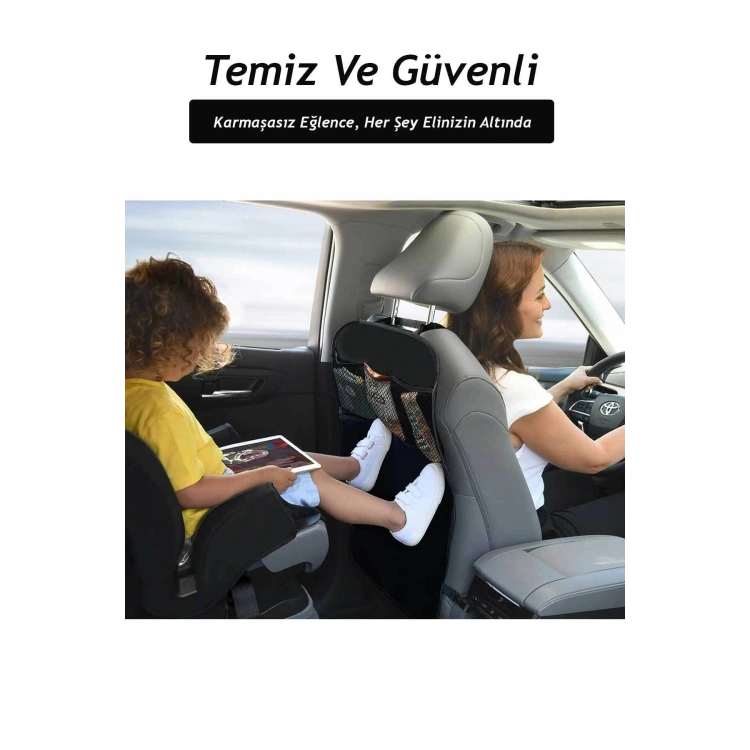 Arka Koltuk Araba Düzenleyici  Arka Koltuk Koruyucu, Çocuklar için Arka Koltuk Organizer EKO 2 ADET