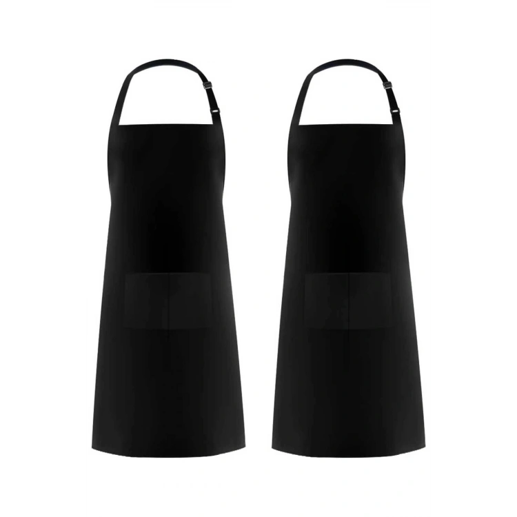 Ayar askılı Cepli Mutfak Önlüğü Uzun Bağlama Kemerli Sıvı Gecirmez Önlük 2 adet