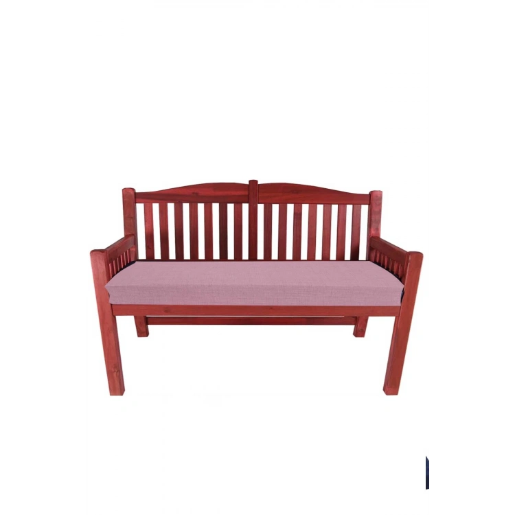 Bağlama Aparatlı Bahçe Balkon Bank Sandalye Minderi Ban Oturma Minderi 100x45x8 Pembe Kırcıl