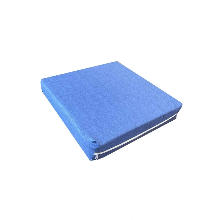 Bahçe Minderi- Balkon Minderi Bank Minderi Uzun Koltuk Minderi 50x50x10 Cm Mavi