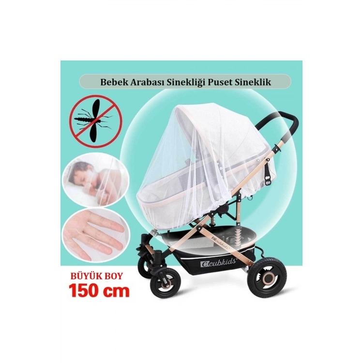 Bebek Arabası Sinekliği Puset Cibinliği Sineklik Bebek Koruma Sinekliği