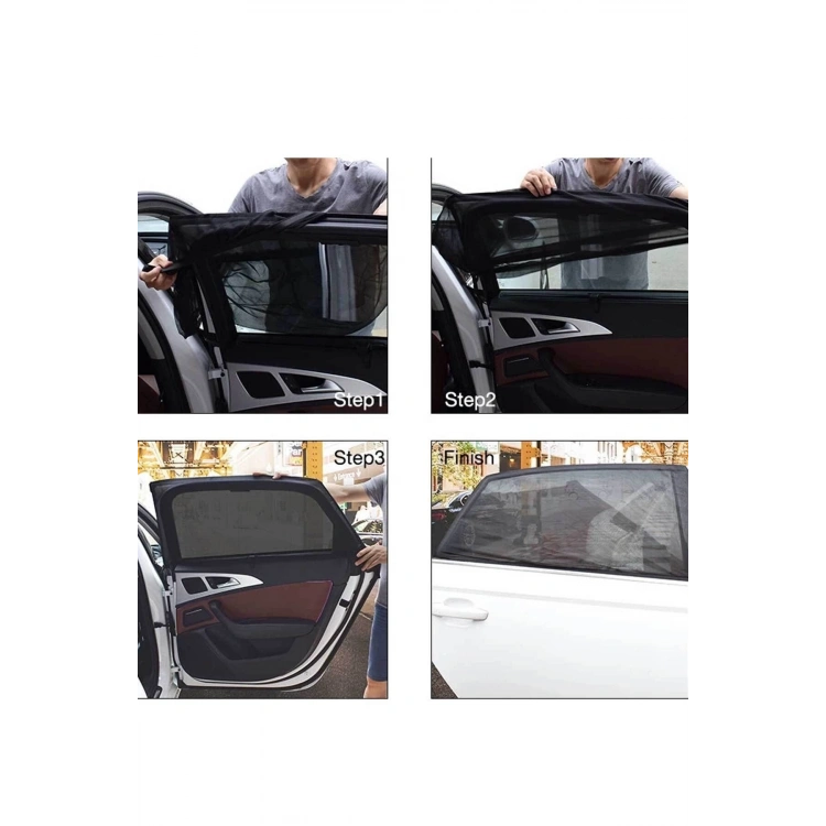 Cırtlı Araç Yan Cam Güneşlik Anne Bebek Emzirme Araba Kapı Camı Perdesi Sineklik 1 Adet